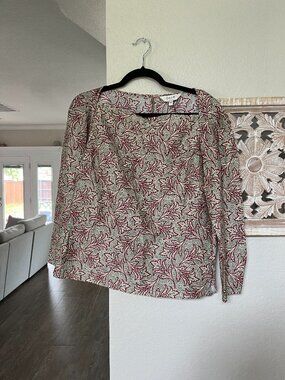 Joie Paisley relaxed fit Blouse size S